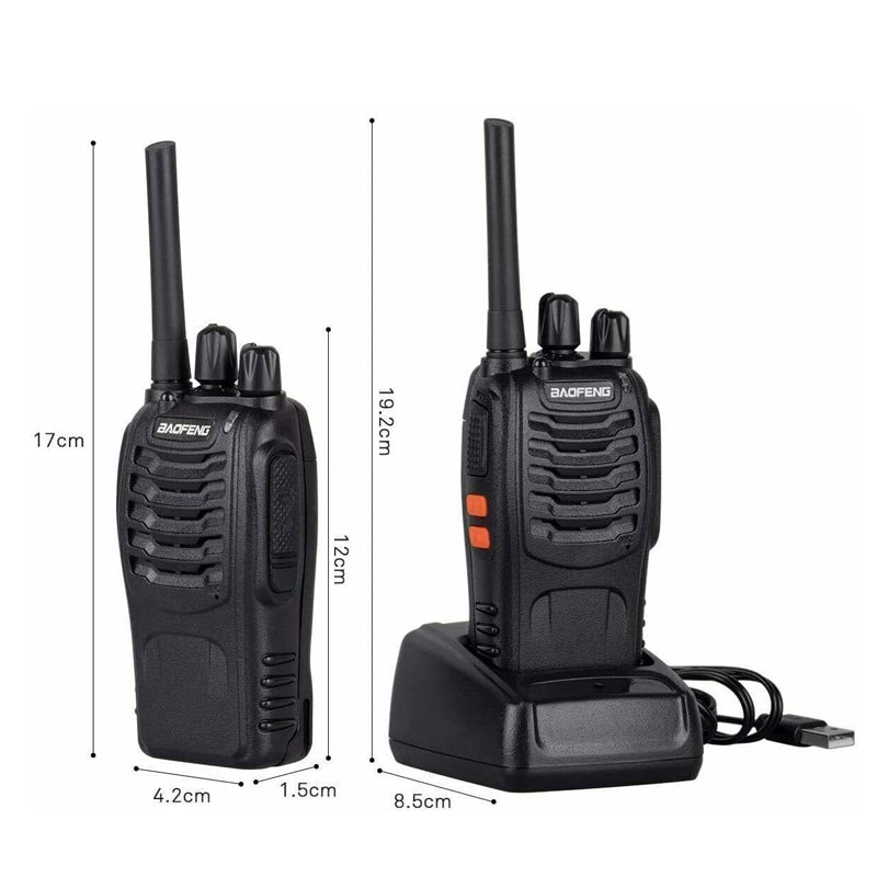 2 Pcs Two-Way Portable Walkie Talkie Radio Kid’s Toy- USB Rechargeable_12