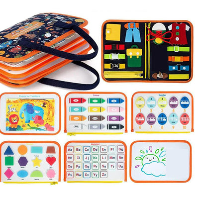 Toddler Busy Board Intelligence Learning Toys Sensory Montessori Kids Toy_7
