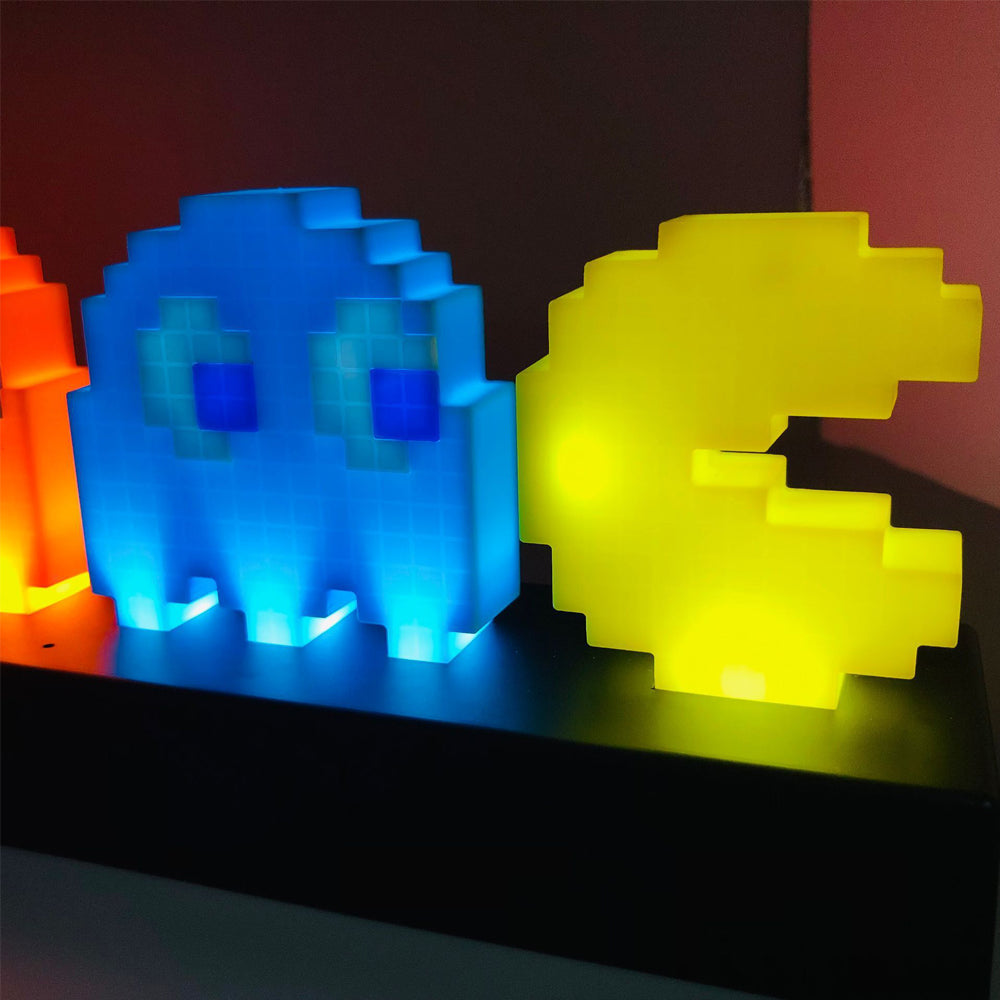 USB Plugged-in Pac man and Ghosts Room Night Light Décor