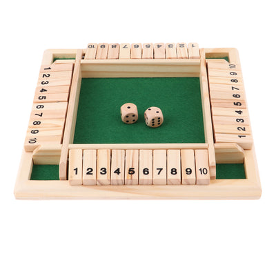 Shut The Box Wooden Dice Game Board for Kids & Adults_8