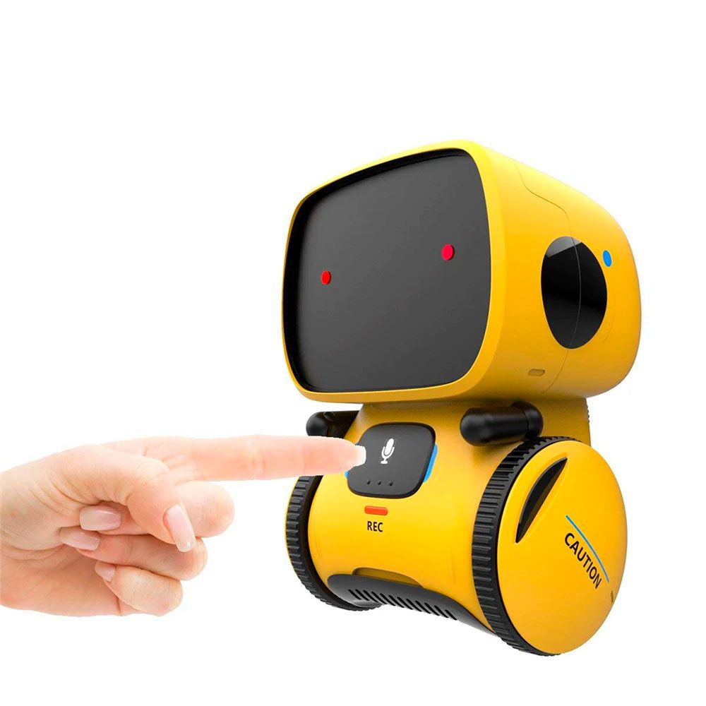 Battery Powered Interactive Touch and Voice Sensitive Smart Robot