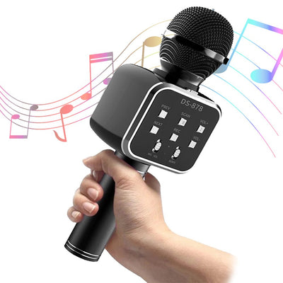 New DS 878 Wireless Bluetooth Microphone with Built-in HIFI Speaker For iPhone and Android - Kiddie Cutie Store