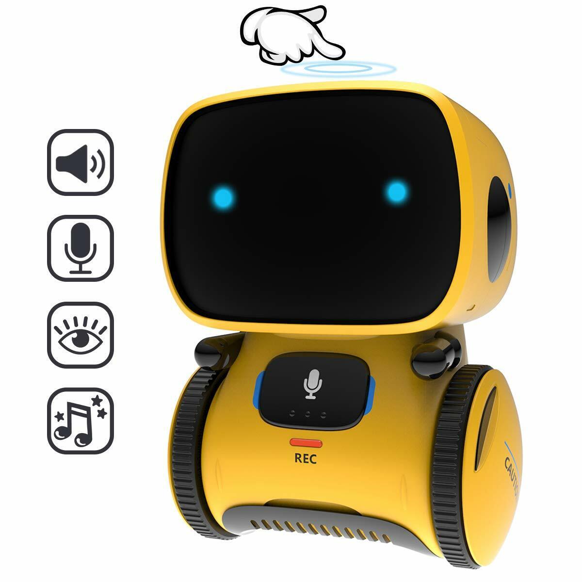 Battery Powered Interactive Touch and Voice Sensitive Smart Robot