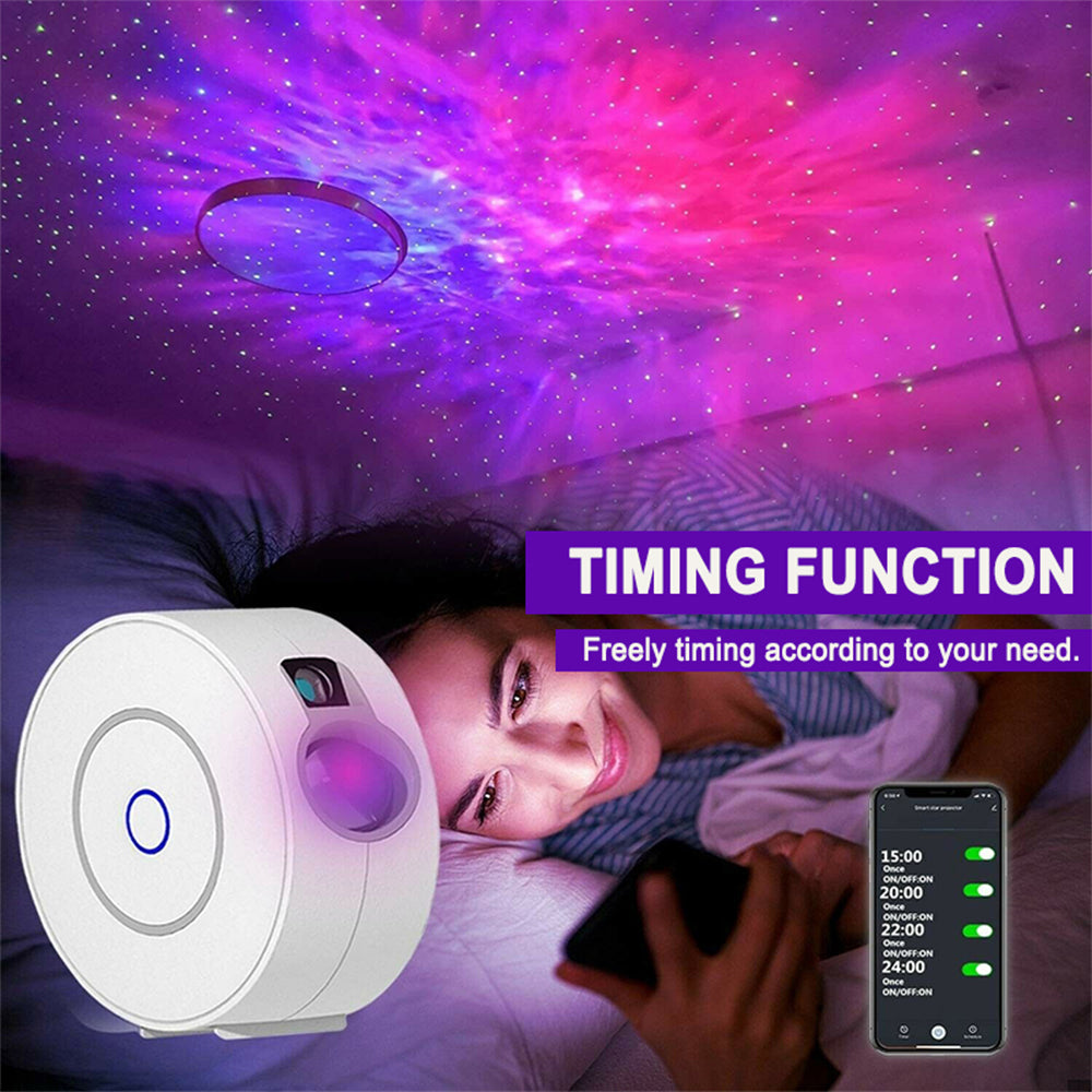 Smart WIFI Bluetooth Projector LED Night Light Star Projector for Kids
