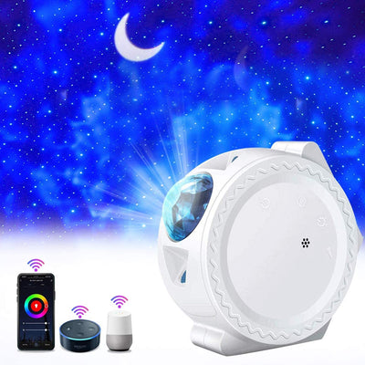 LED Night Light Wi-Fi Enabled Star Projector with Nebula Cloud -USB Powered