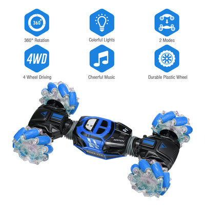 4WD RC Stunt Drift Car with Hand Gesture Remote Control