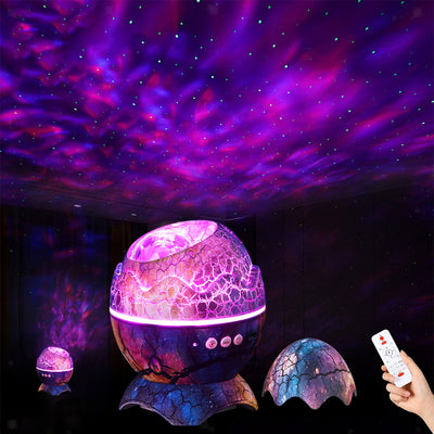USB Plugged-in Dinosaur Egg Starry Night Projector and Speaker