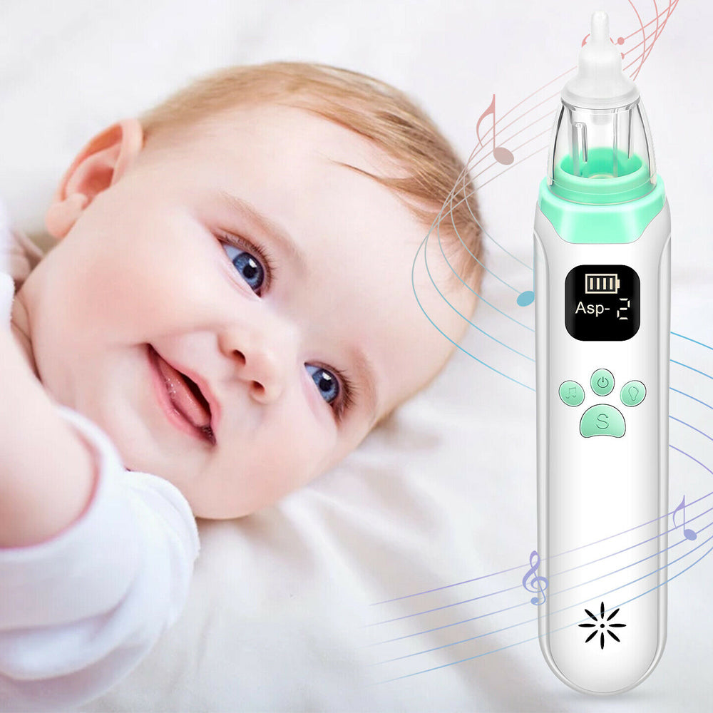 USB Rechargeable Baby Nasal Aspirator Nose Cleaner_5