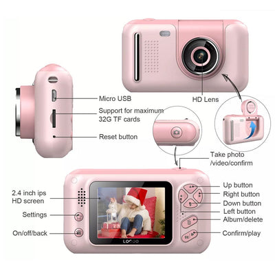 1080P Handheld 2.4 Inch HD Screen Children’s Digital Camera_6