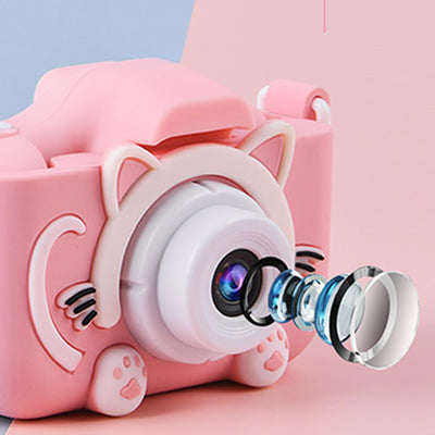 USB Rechargeable Cat Designed Children’s Digital Camera_10