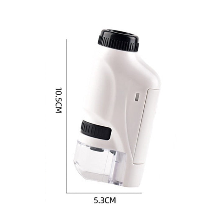 Children Hand-Held Portable Microscope Toy with LED Light - Battery Powered_5