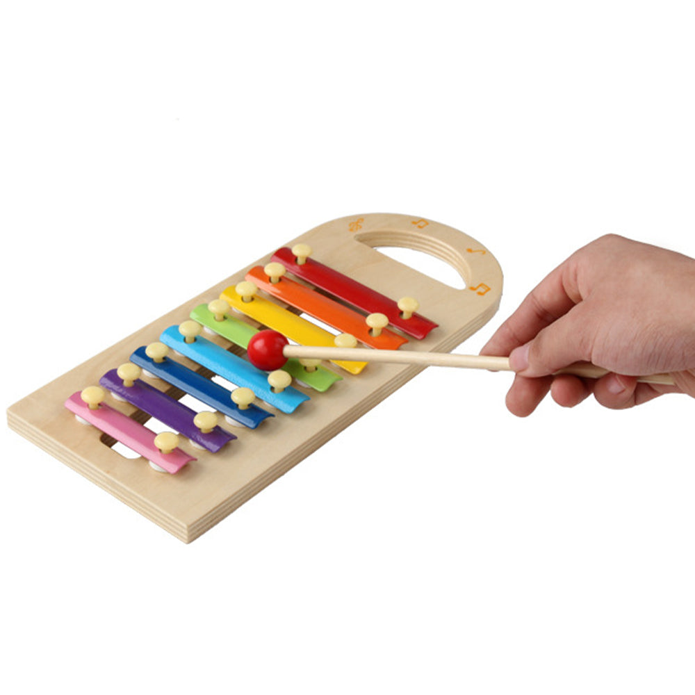 Pound & Tap Bench with Slide Out Xylophone Award Winning Durable Wooden Musical Toy for Kids_2