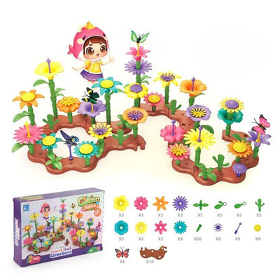 Flower Garden Building Toy Educational Activity Toy for Girls_9