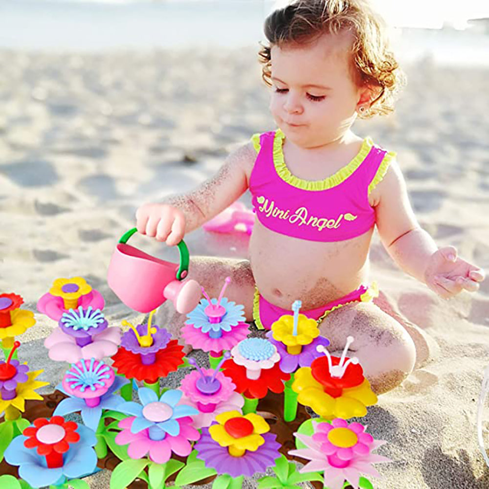 Flower Garden Building Toy Educational Activity Toy for Girls_2