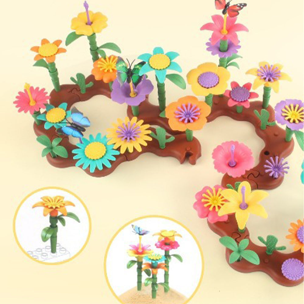 Flower Garden Building Toy Educational Activity Toy for Girls_1