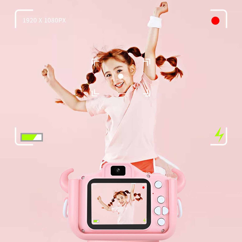 Rechargeable Dual Kid’s Toy Camera with Expandable Memory_7