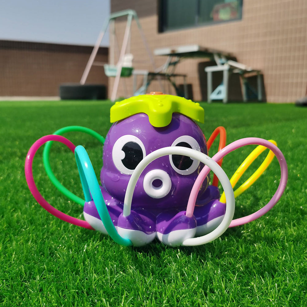 Summer Outdoor Water Spray Sprinkler for Kids and Toddlers with 8 Wiggle Tubes Backyard Games_10