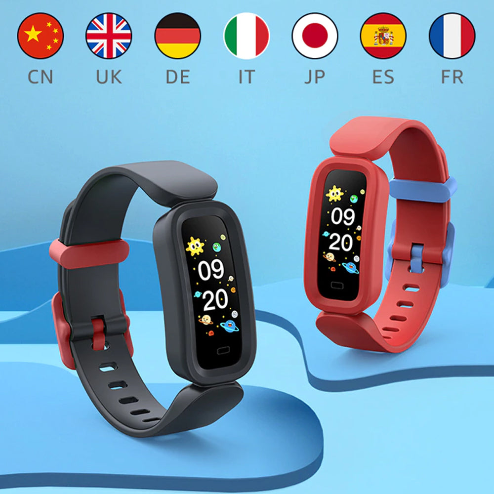 Children’s Fitness Tracker Monitor Smartwatch and Bracelet-USB Rechargeable_11
