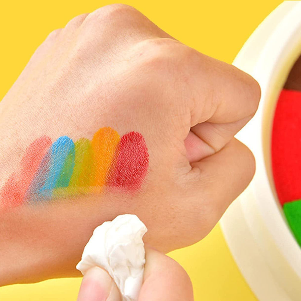 Creative Handmade Colorful Ink Stamp Pad DIY Finger Painting_4