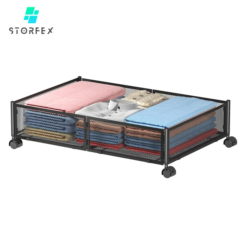 STORFEX Under-the-Bed Storage Organizer with Wheels_0