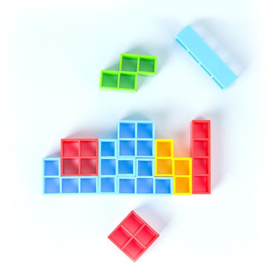48 PCs Russian Jenga Interactive Stackable Building Blocks Kid's Toy_1