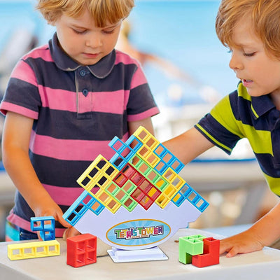 48 PCs Russian Jenga Interactive Stackable Building Blocks Kid's Toy_7