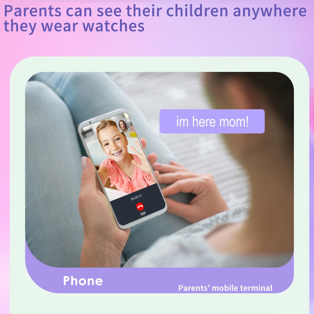 Children’s SOS Smart Positioning Smart Phone Watch- Magnetic Charging - Kiddie Cutie